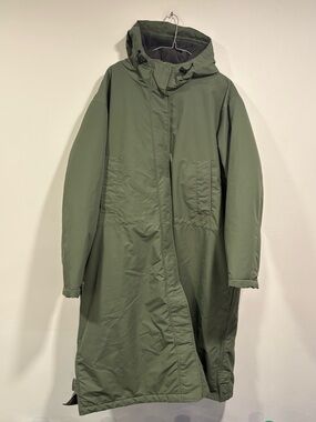 Vintage Lands End Squall Parka Jacket Green Womens Plus Size 2X Long Hooded